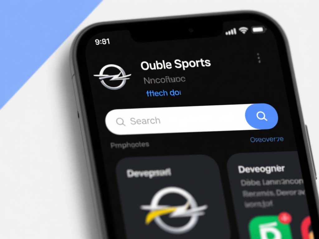 搜索应用：在搜索栏中输入欧宝体育，很快你就能找到对